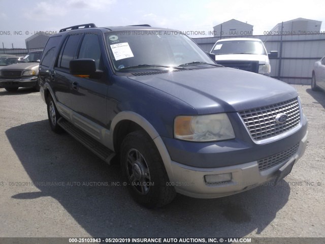 1FMFU17595LA94399 - 2005 FORD EXPEDITION EDDIE BAUER BLUE photo 1