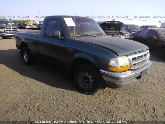 1FTYR10C9WUC86697 - 1998 FORD RANGER GREEN photo 1