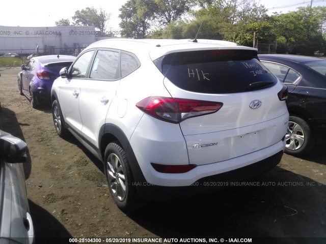 KM8J3CA4XHU293565 - 2017 HYUNDAI TUCSON LIMITED/SPORT AND ECO/SE WHITE photo 3