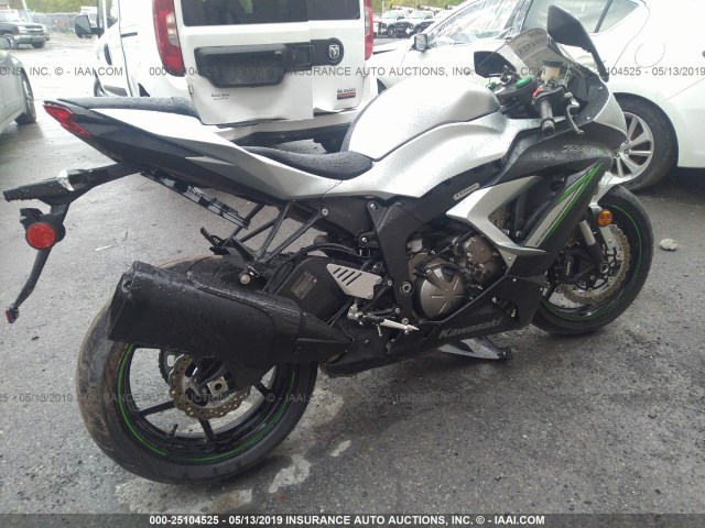 JKBZXJE10JA027162 - 2018 KAWASAKI ZX636 E GRAY photo 4