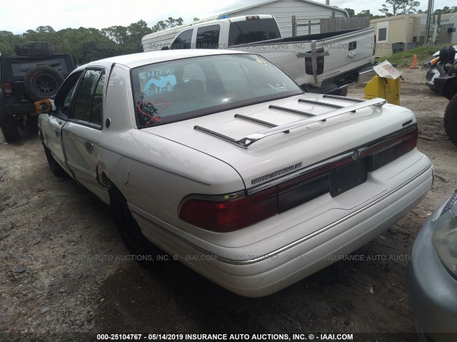 2MELM74W8TX702323 - 1996 MERCURY GRAND MARQUIS GS WHITE photo 3