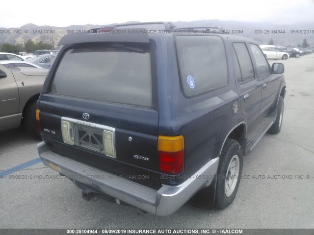 JT3VN29V2R0025534 - 1994 TOYOTA 4RUNNER VN29 SR5 BLUE photo 4