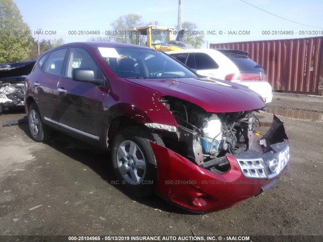 JN8AS5MV1DW609834 - 2013 NISSAN ROGUE S/SV MAROON photo 1