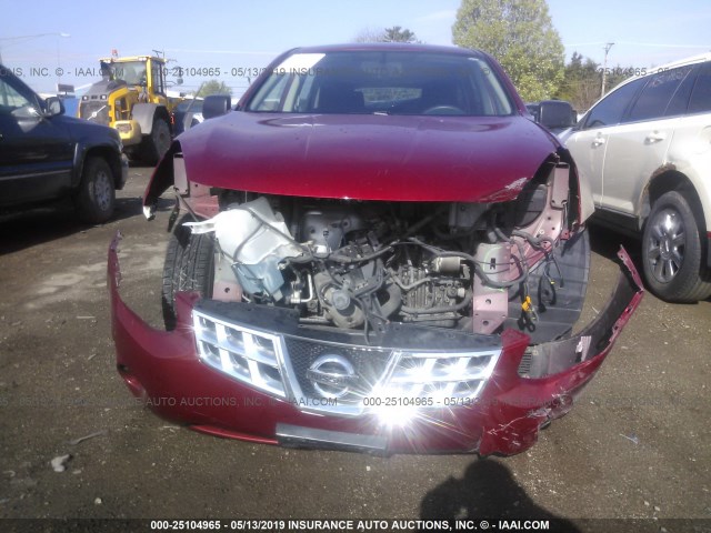 JN8AS5MV1DW609834 - 2013 NISSAN ROGUE S/SV MAROON photo 6