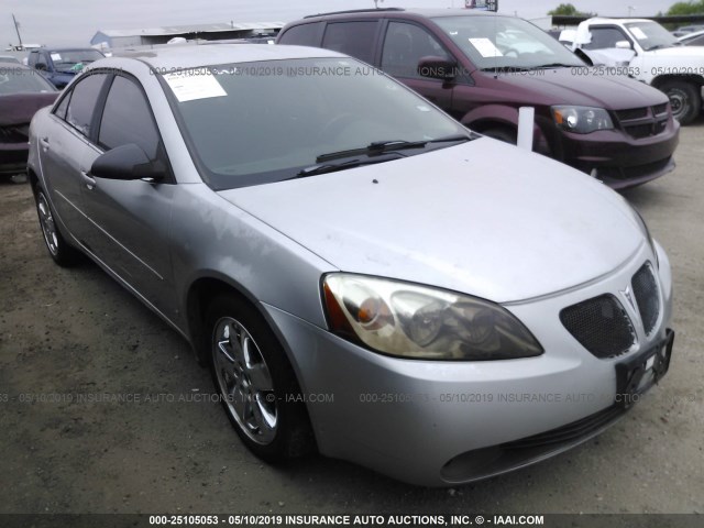 1G2ZH58N874165153 - 2007 PONTIAC G6 GT SILVER photo 1