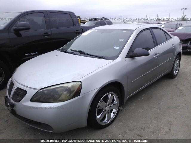 1G2ZH58N874165153 - 2007 PONTIAC G6 GT SILVER photo 2