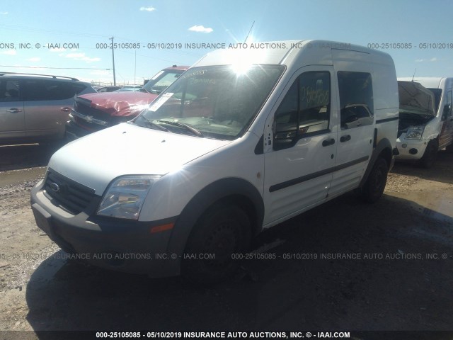 NM0LS6AN5DT171820 - 2013 FORD TRANSIT CONNECT XL WHITE photo 2