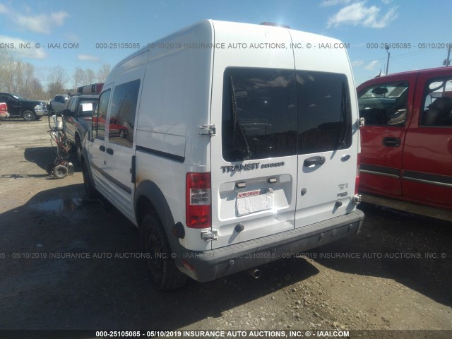 NM0LS6AN5DT171820 - 2013 FORD TRANSIT CONNECT XL WHITE photo 3
