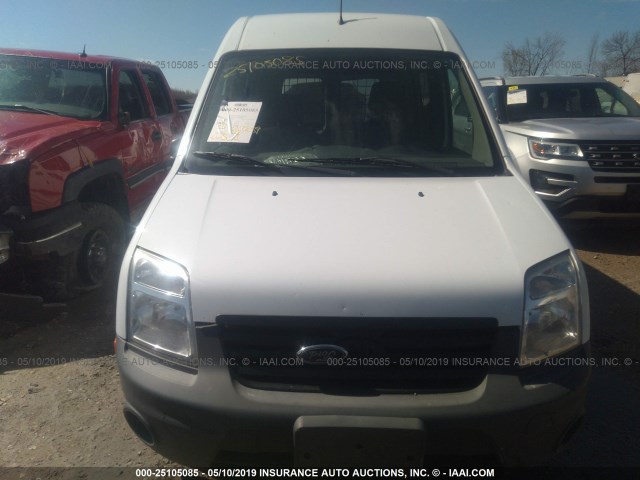 NM0LS6AN5DT171820 - 2013 FORD TRANSIT CONNECT XL WHITE photo 6