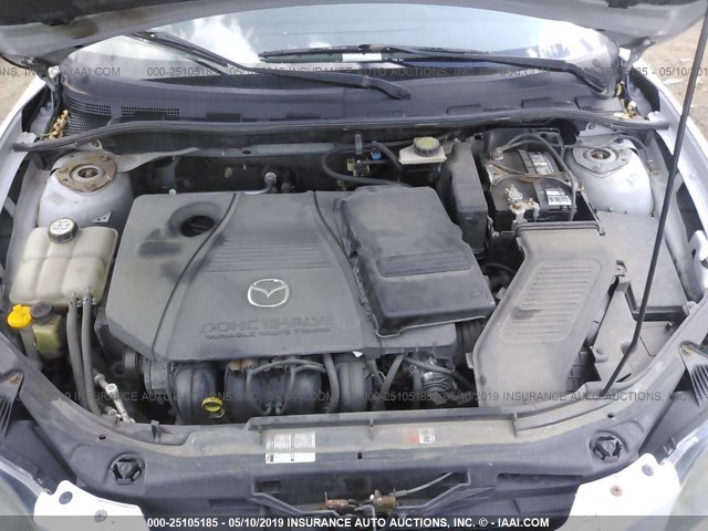 JM1BK323451259569 - 2005 MAZDA 3 S GRAY photo 10