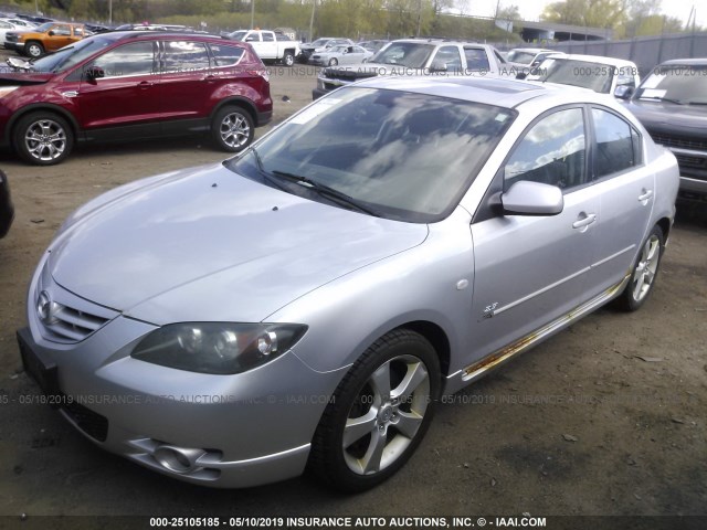 JM1BK323451259569 - 2005 MAZDA 3 S GRAY photo 2