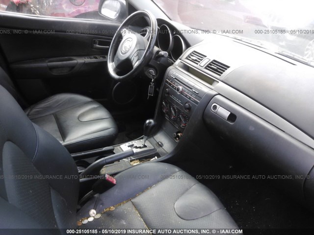 JM1BK323451259569 - 2005 MAZDA 3 S GRAY photo 5