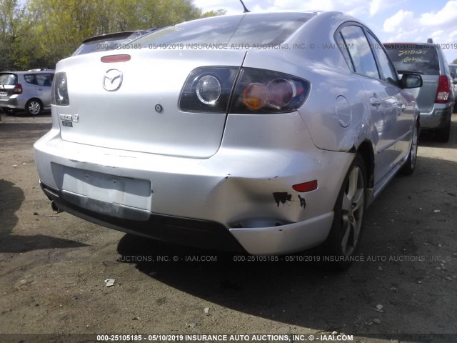 JM1BK323451259569 - 2005 MAZDA 3 S GRAY photo 6