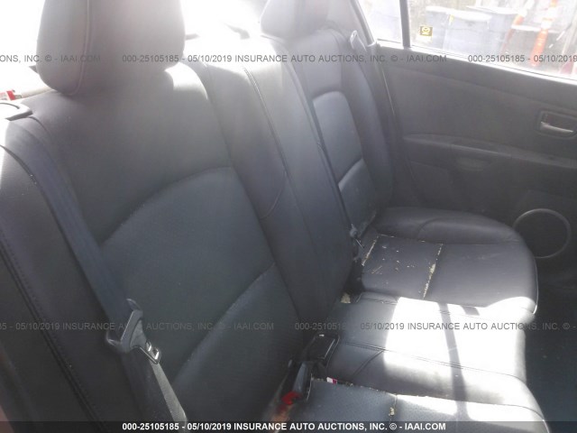 JM1BK323451259569 - 2005 MAZDA 3 S GRAY photo 8