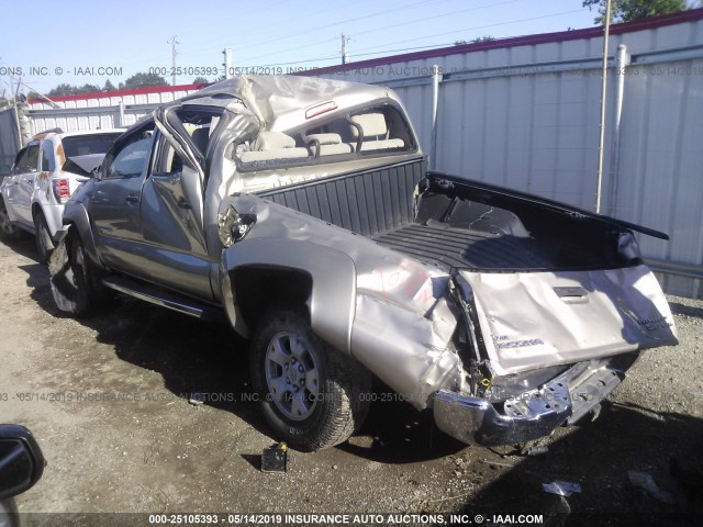 5TEJU62N95Z040038 - 2005 TOYOTA TACOMA DOUBLE CAB PRERUNNER BROWN photo 3