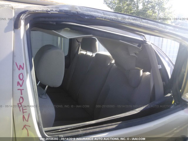 5TEJU62N95Z040038 - 2005 TOYOTA TACOMA DOUBLE CAB PRERUNNER BROWN photo 8