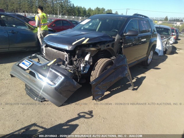 2GKALNEK7G6114893 - 2016 GMC TERRAIN SLE GRAY photo 2