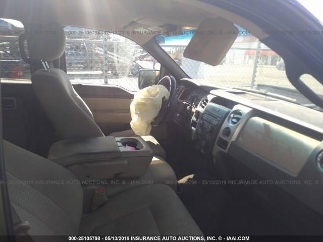 1FTFW1EV6AKC53557 - 2010 FORD F150 SUPERCREW BLUE photo 5