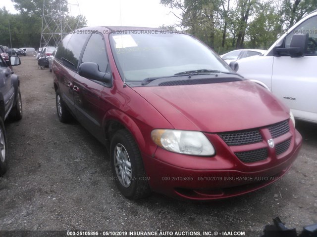 2D4GP44393R281069 - 2003 DODGE GRAND CARAVAN SPORT RED photo 1