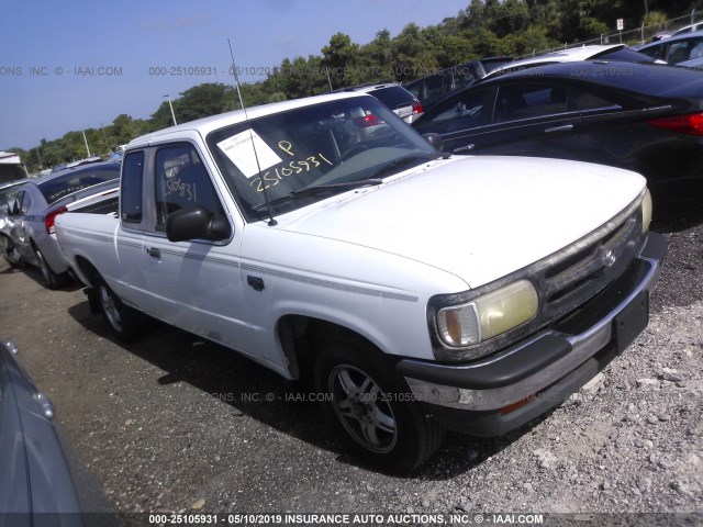 4F4CR16X3TTM11836 - 1996 MAZDA B4000 CAB PLUS WHITE photo 1