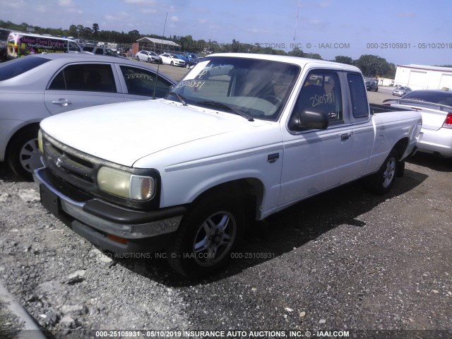 4F4CR16X3TTM11836 - 1996 MAZDA B4000 CAB PLUS WHITE photo 2