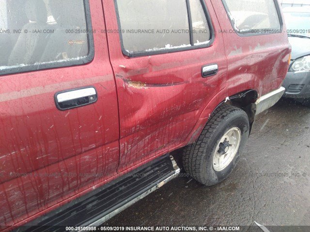 JT3VN39W6R8068015 - 1994 TOYOTA 4RUNNER VN39 SR5 红色 照片 6