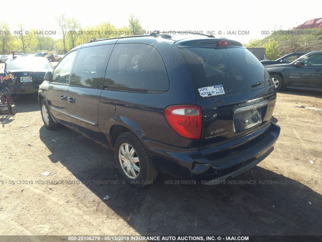 2C4GP54L45R384115 - 2005 CHRYSLER TOWN & COUNTRY TOURING BLUE photo 3