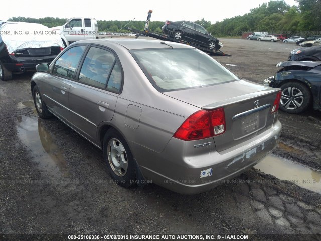 JHMES96653S032028 - 2003 HONDA CIVIC GOLD photo 3