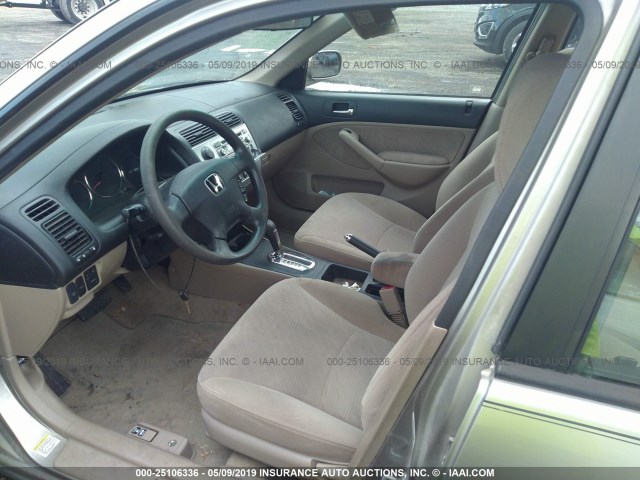 JHMES96653S032028 - 2003 HONDA CIVIC GOLD photo 5