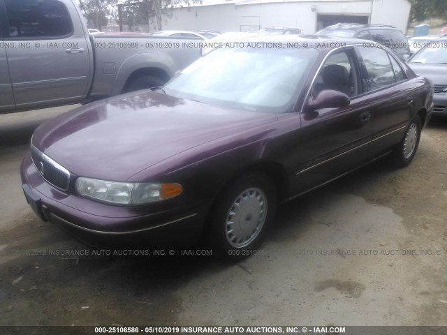 2G4WY52M8W1489790 - 1998 BUICK CENTURY LIMITED RED photo 2