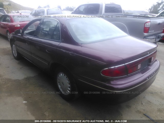 2G4WY52M8W1489790 - 1998 BUICK CENTURY LIMITED RED photo 3
