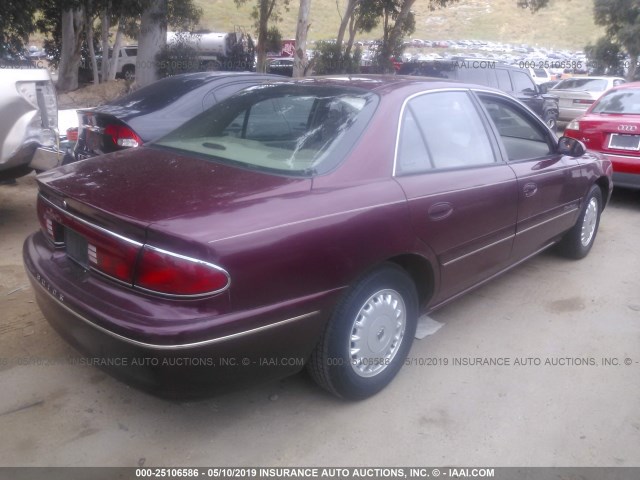 2G4WY52M8W1489790 - 1998 BUICK CENTURY LIMITED RED photo 4