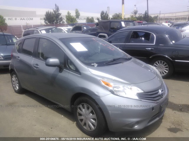 3N1CE2CP6EL414903 - 2014 NISSAN VERSA NOTE S/S PLUS/SV/SL GRAY photo 1