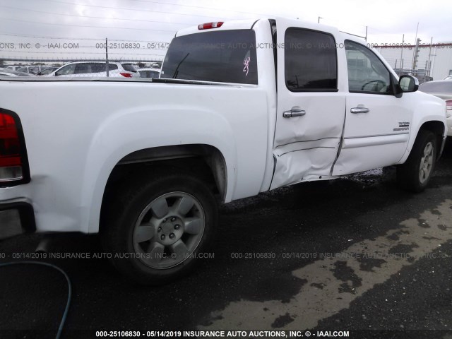 3GTP1VE00BG343360 - 2011 GMC SIERRA C1500 SLE WHITE photo 6