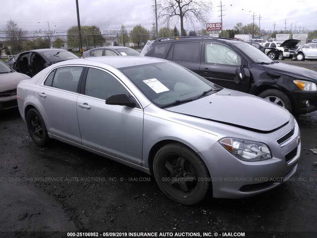 1G1ZB5EB4AF112672 - 2010 CHEVROLET MALIBU LS SILVER photo 1