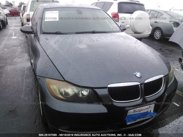 WBAVB17556NK38538 - 2006 BMW 325 I AUTOMATIC შავი ფოტო 6