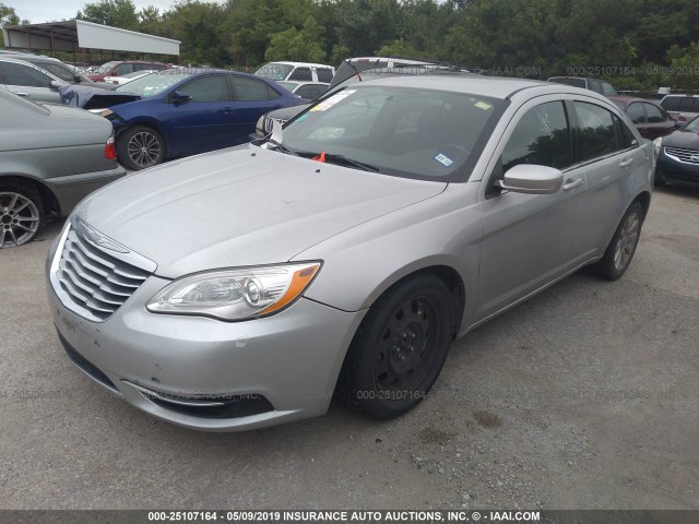 1C3CCBBB3CN101401 - 2012 CHRYSLER 200 TOURING SILVER photo 2