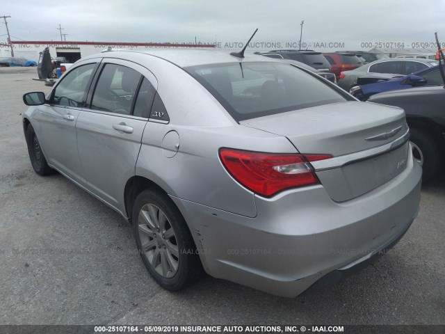 1C3CCBBB3CN101401 - 2012 CHRYSLER 200 TOURING SILVER photo 3