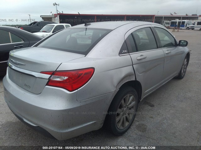 1C3CCBBB3CN101401 - 2012 CHRYSLER 200 TOURING SILVER photo 4