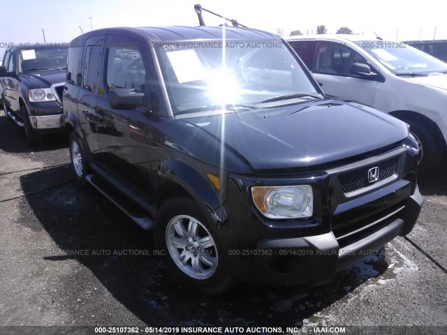 5J6YH28746L004997 - 2006 HONDA ELEMENT EX BLACK photo 1