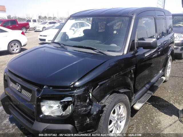 5J6YH28746L004997 - 2006 HONDA ELEMENT EX BLACK photo 2