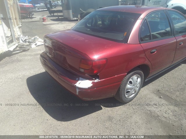 1G8ZZ52811Z246902 - 2001 SATURN 4 DOOR RED photo 6