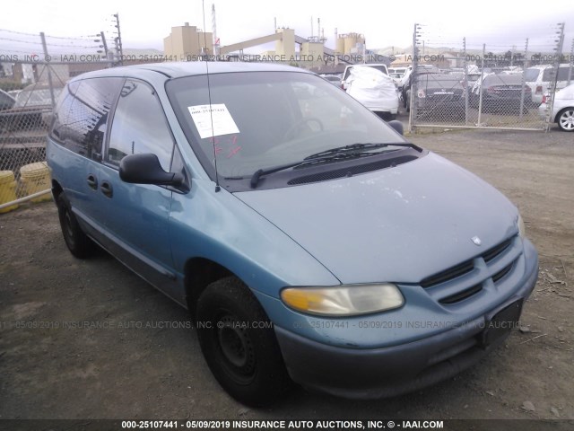 2B4FP25B8VR175604 - 1997 DODGE CARAVAN BLUE photo 1