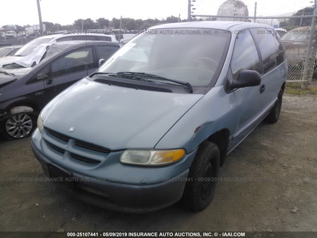 2B4FP25B8VR175604 - 1997 DODGE CARAVAN BLUE photo 2