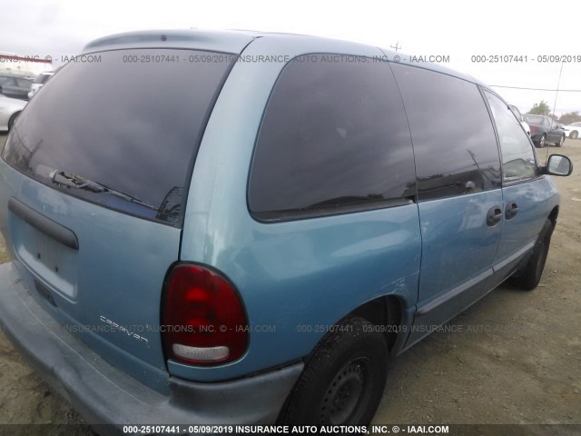 2B4FP25B8VR175604 - 1997 DODGE CARAVAN BLUE photo 4