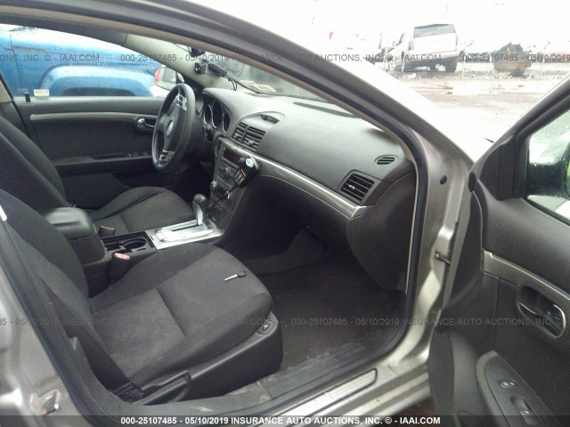 1G8ZV577X7F294338 - 2007 SATURN AURA XR SILVER photo 5