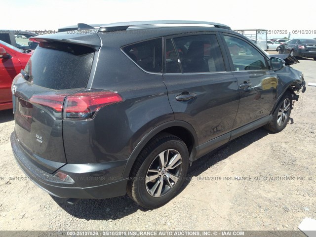 2T3RFREV8JW853449 - 2018 TOYOTA RAV4 ADVENTURE/XLE 黑色 照片 4