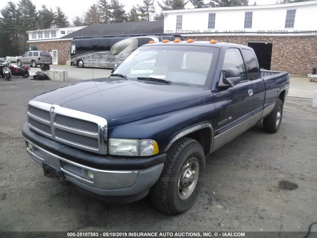 1B7KC23W4YJ174879 - 2000 DODGE RAM 2500 Dark Blue photo 2