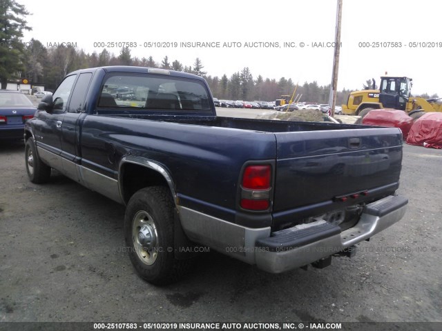 1B7KC23W4YJ174879 - 2000 DODGE RAM 2500 Dark Blue photo 3