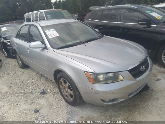 5NPEU46C16H120744 - 2006 HYUNDAI SONATA GLS/LX SILVER photo 1